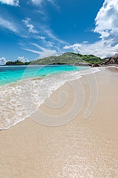 Beautiful beach at Seychelles - Mahé Island.