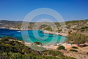 Beautiful beach on the south of Chios Island