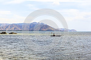 The beautiful beach in Timor Leste photo