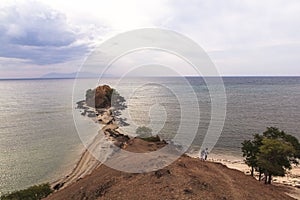 The beautiful beach in Timor Leste photo