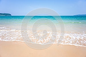 Beautiful beach and tropical sea