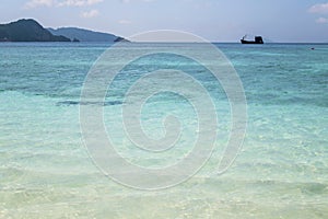 Beautiful beach and tropical sea