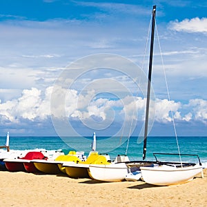 The beautiful beach of Varadero in Cuba