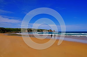 Beautiful beach view in newzealand