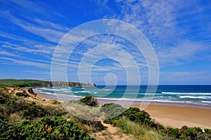 Beautiful beach view in newzealand photo