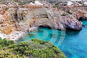 Bellissimo spiagge da grecia isola 