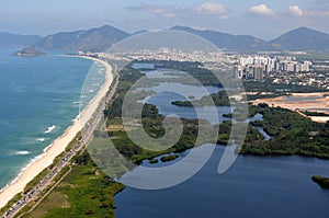 Beautiful beaches and lagoons of the City of Rio de Janeiro