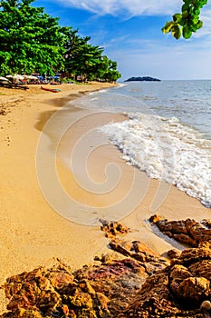 Beautiful beaches stretching