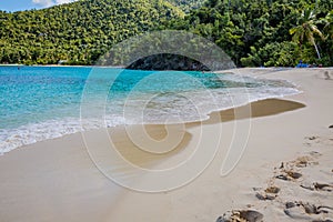 Beautiful beaches surround Hawksnest Bay including Gibney and Oppenheimer beaches on StJohn photo