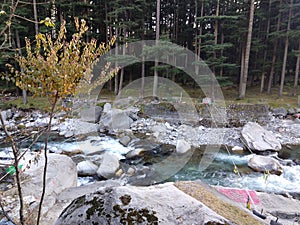 Beas River, Manali, India