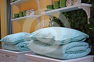 Beautiful bed linen.