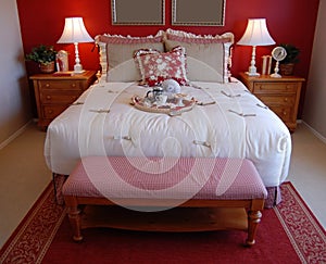 Beautiful bedroom interior design