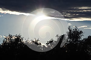 The white sun among the clouds, Ivars, Lerida