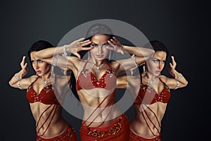 Beautiful belly dancer