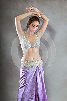 Beautiful belly dancer