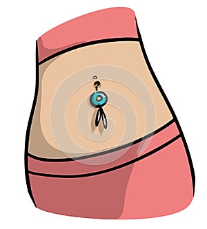 Beautiful Belly piercing