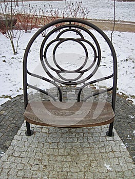 Beautiful bench, Latvia