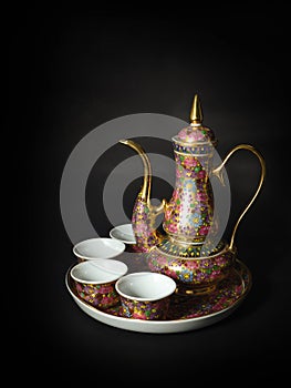 Beautiful Benjarong teapot set.