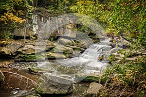 Beautiful Berea Falls In Autumn