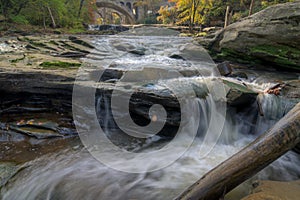 Beautiful Berea Falls In Autumn