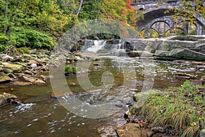 Beautiful Berea Falls In Autumn