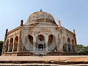 Beautiful Bhool Bhulaiya Mughal ruins, Mehrauli Delhi.