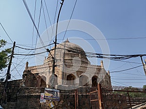 Beautiful Bhool Bhulaiya Mughal ruins, Mehrauli Delhi.