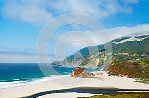 Beautiful Big Sur coastal landscape.