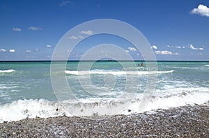 Beautiful Black Sea Beach, Shabla, Bulgaria photo