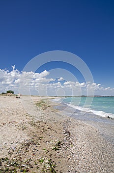 Beautiful Black Sea Beach, Shabla, Bulgaria photo