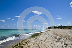 Beautiful Black Sea Beach, Shabla, Bulgaria photo