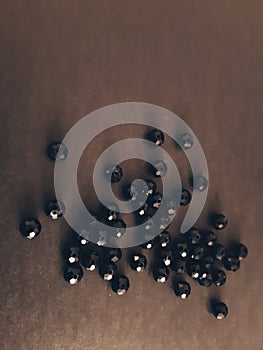 Beautiful black beads