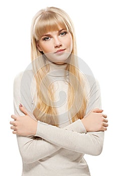 Beautiful blond girl