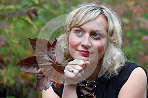 Beautiful blonde girl