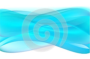 Beautiful blue background of stylized waves