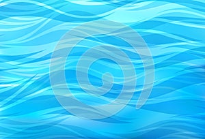 Beautiful blue background of stylized waves