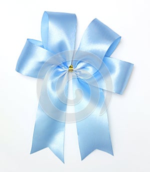 Beautiful blue bow