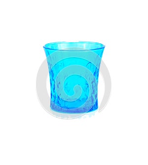 Beautiful blue glass
