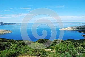 A beautiful Blue Lagoon on the island of Cres