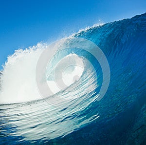 Beautiful Blue Ocean Wave