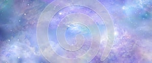 Beautiful heavens above celestial concept background banner photo