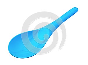 Beautiful blue plastic melamine ladle or spoon