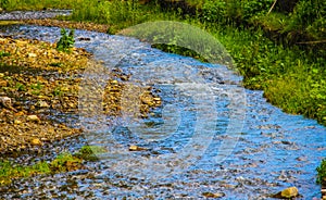 Beautiful blue river