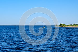 Beautiful blue river