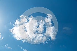 Beautiful blue sky and clouds. Cloudscape Background