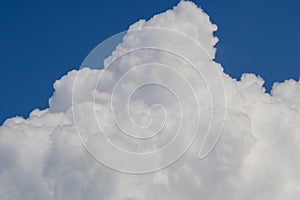 Beautiful blue sky with white clouds