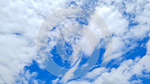 the beautiful bluesky background .