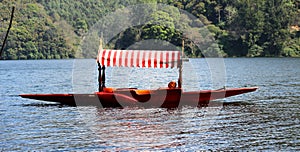 A beautiful boat at river periyar  , Kerala , colors of india