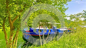 Beautiful boat in Samois sur Seine