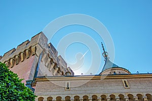 Krásny Bojnický zámok na Slovensku, Stredná Európa, UNESCO. Stredoveká architektonická pamiatka